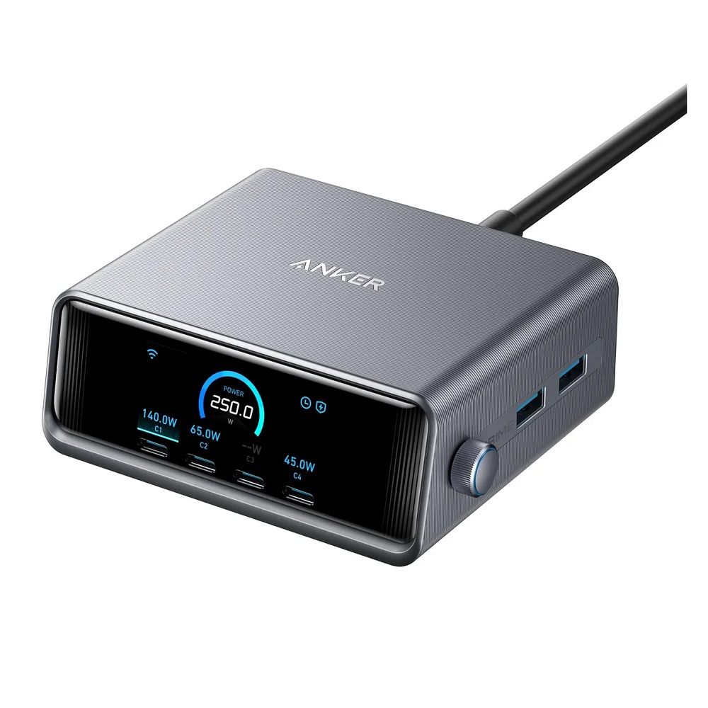 Anker 6 Ports Prime Charger 250W A2345241 Silver