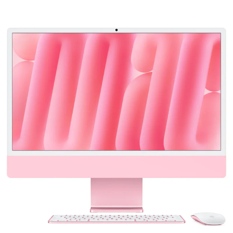 Apple iMac 2024 M4 24 Inch 256GB SSD 16GB Ram MWUG3AB/A Pink