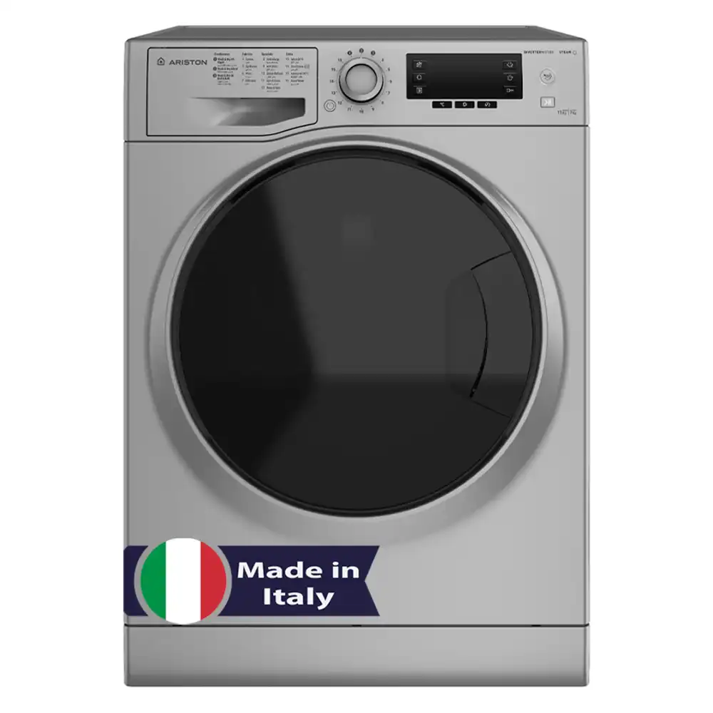 Ariston Front Load Washer&Dryer 11/7 Kg NDD 1170 SSA Silver