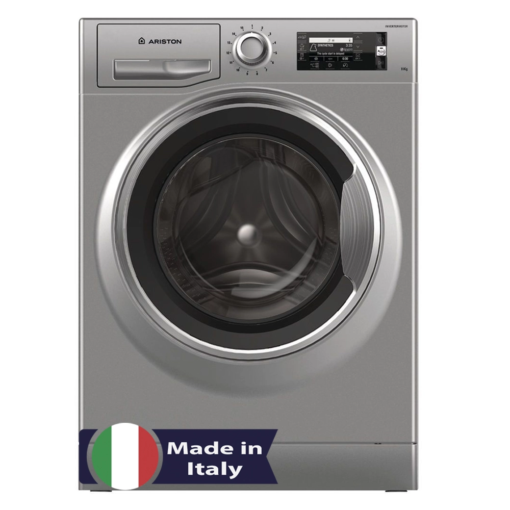 Ariston Washing Machine 11 KG NLLCD1165SCADGCC Silver