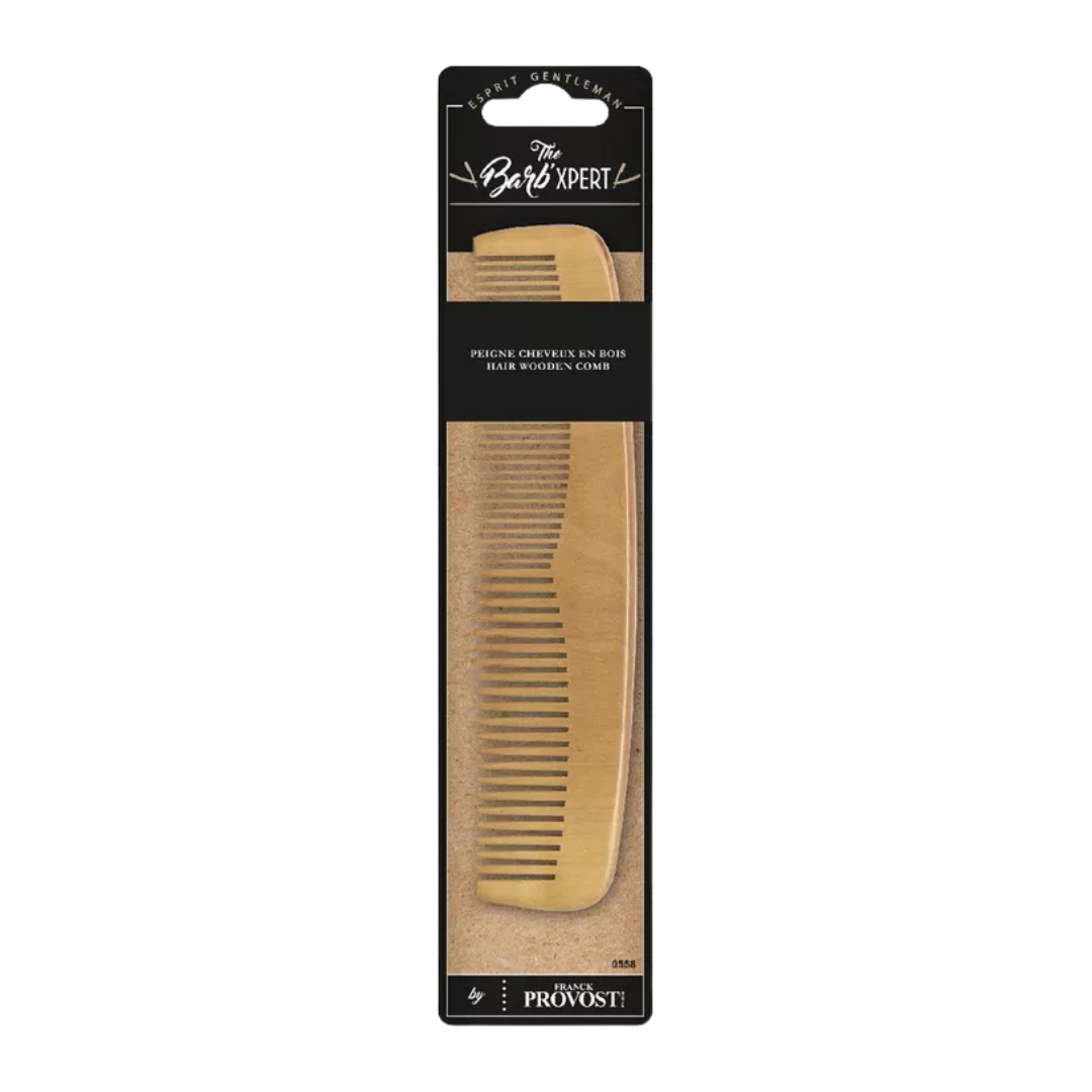Barb Xpert Wooden Hair Comb 0558 Wooden