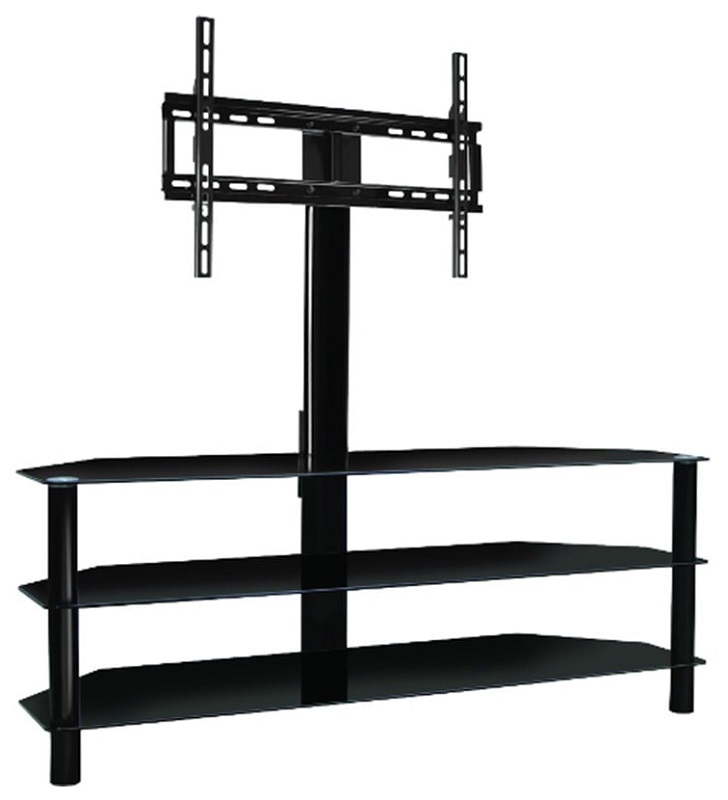 Bello Mountable 55 Inch flat TV Stand PVS25202 Black