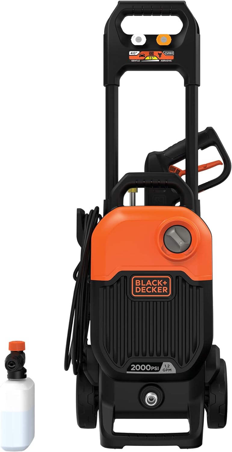 Black+Decker Pressure Washer 2000W BEPW2000-B5