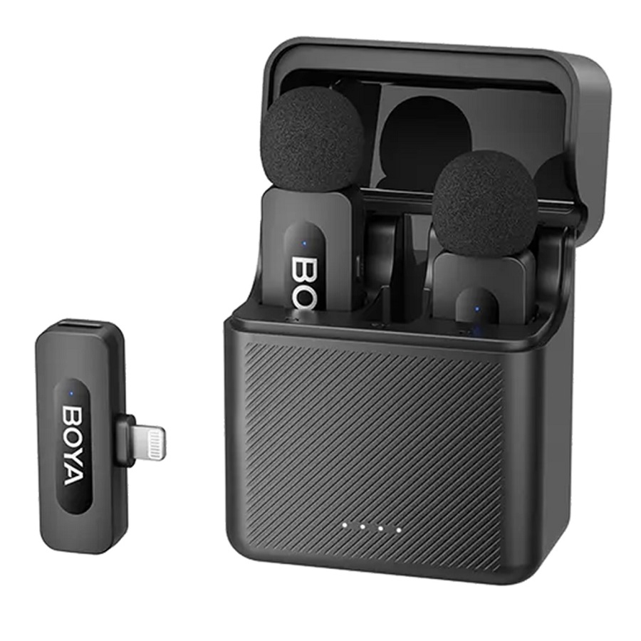 Boya Wireless Microphone Lightning port Dual-Channel BY-V3