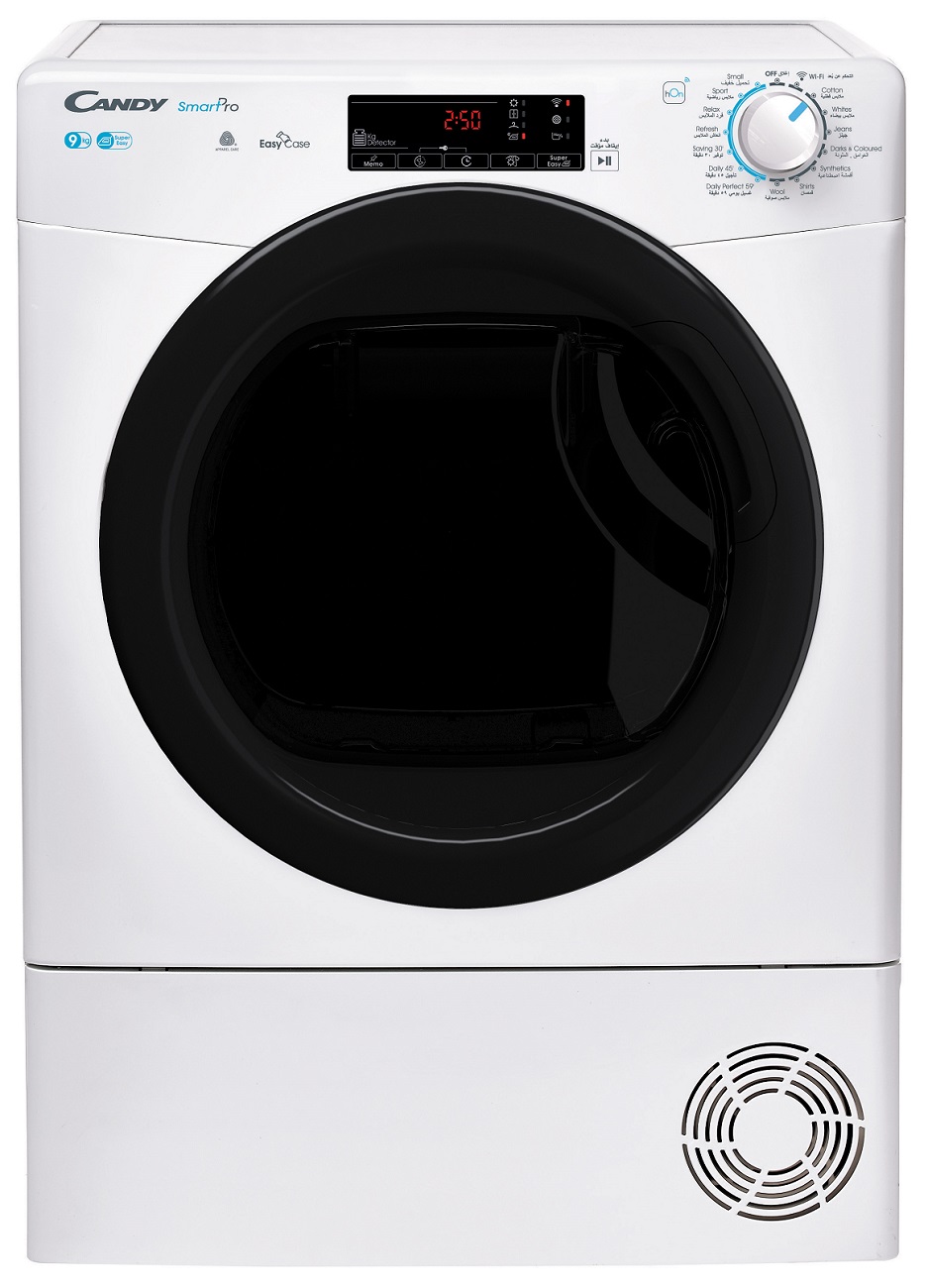 Candy SmartPro Condenser Dryer 9KG Front Load C9TBE-19