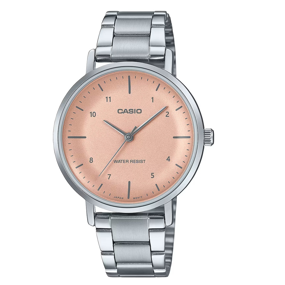 Casio Analog Watch 40mm LTP-VT03D-4BDF Silver