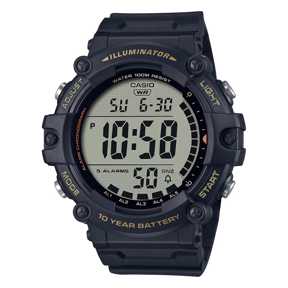 Casio Digital Watch 55 mm AE-1500WHX-1AV Black