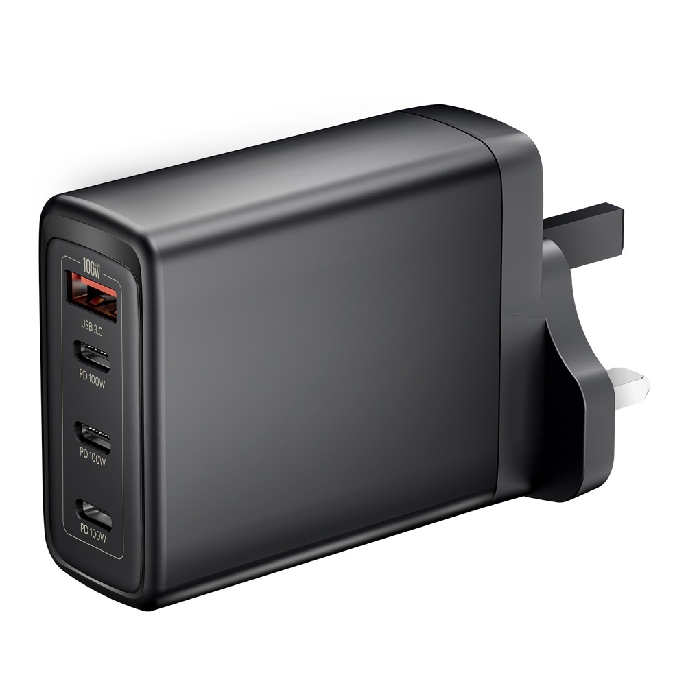 Cellairis GaN Wall Charger 4Ports 100W + 18W CHGAN100 Black