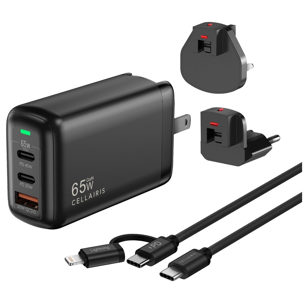 Cellairis Home Charger 65W M-COMTACBBK Black