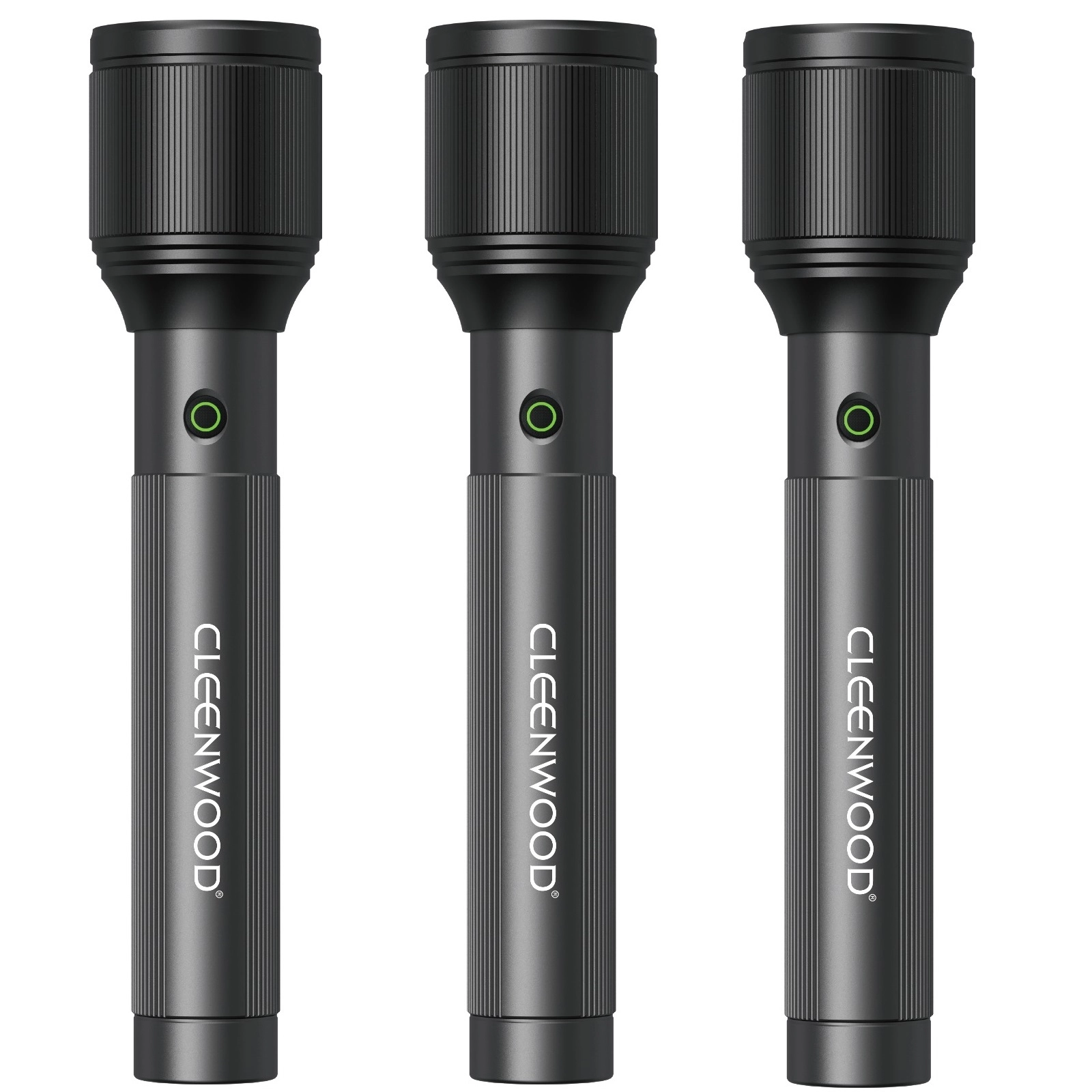 Cleenwood Rechargeable Zoom Light 4000mah 2 PCS CW-235/3