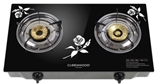 CLEENWOOD GAS COOKER TABLE 2 BURNER CW-261 BLACK
