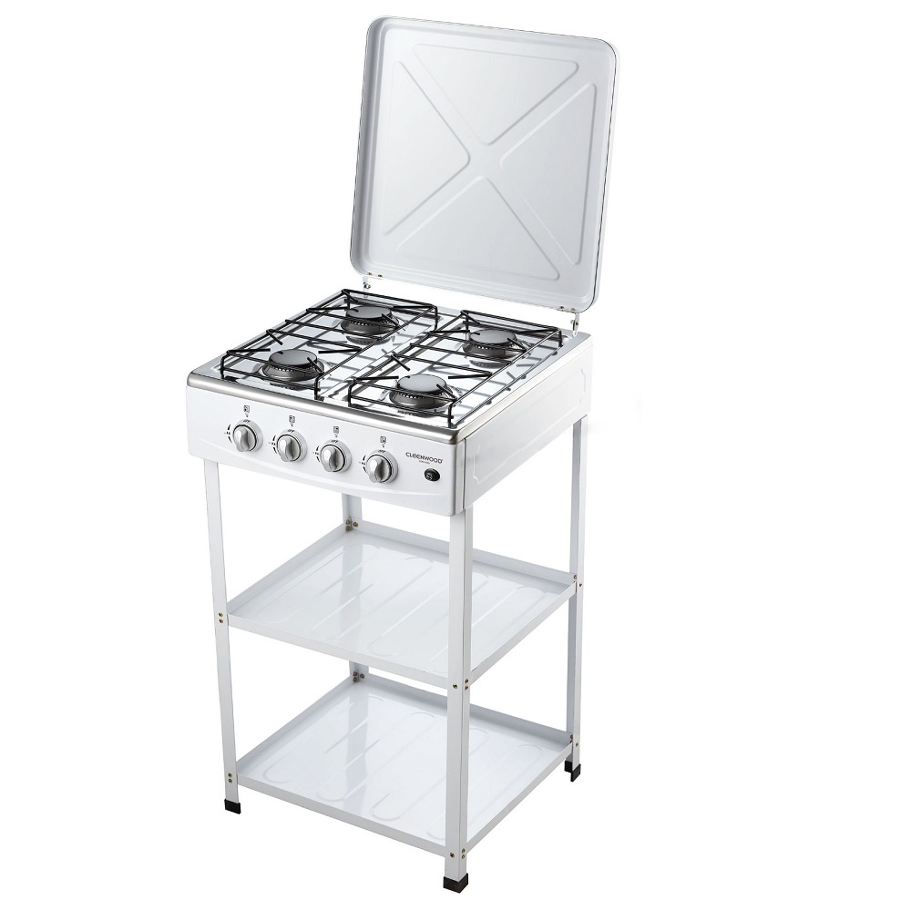 Cleenwood Gas Cooker + Stand CW-821 White