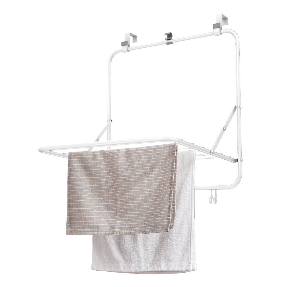 Cleenwood Door Hanging Steel Clothes Dryer CWP-1251 White