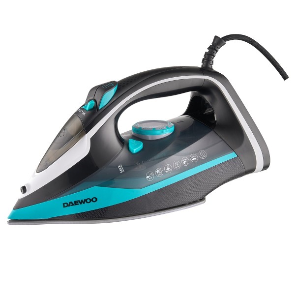 Daewoo Ceramic Steam Iron 2800W DSI6290 Black / Sea Green