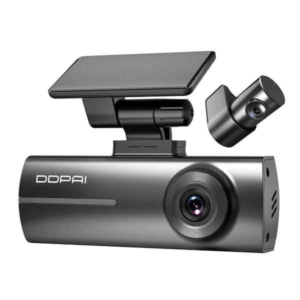 DDPI N1 DUAL Front and Rear Dash Cam Black
