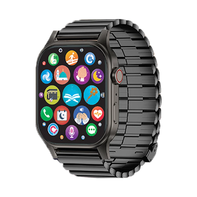 Denx Smart Islamic Watch  Black