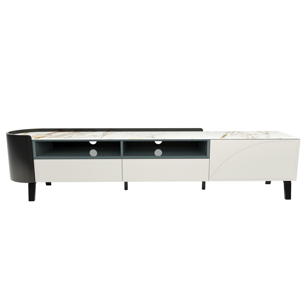 Dexon 75 Inch TV Table DXTS-DG2337 White
