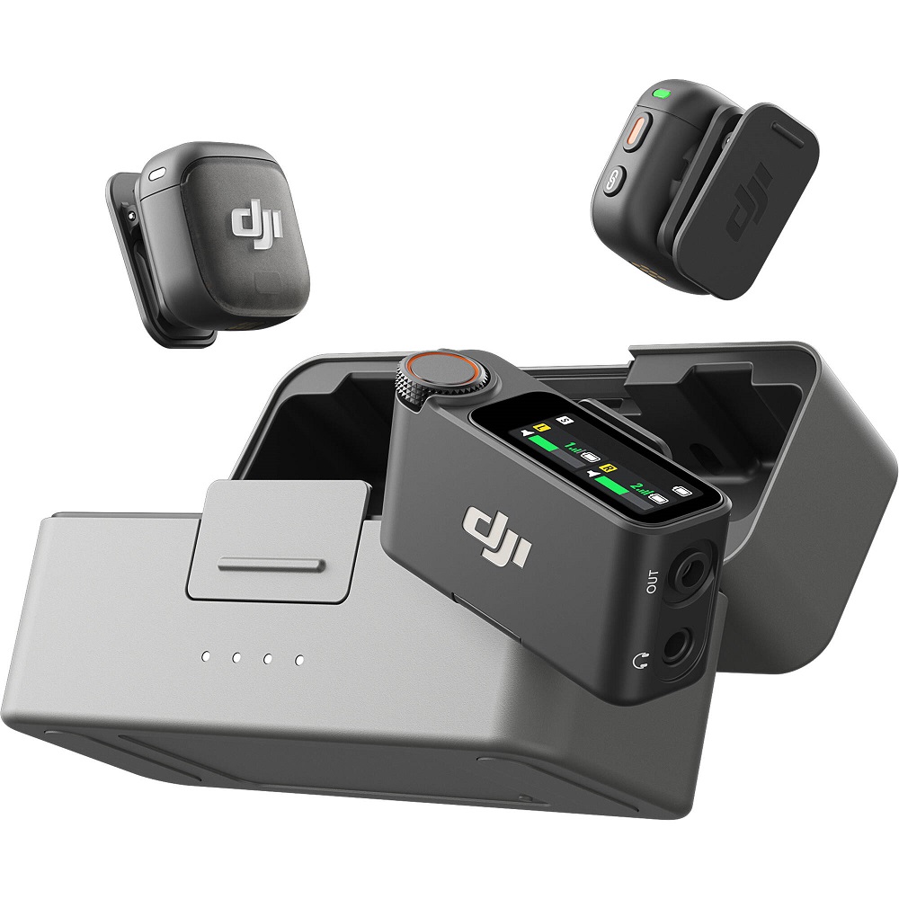 DJI Mic 3 Wireless Microphone Transmitter & Receiver Black