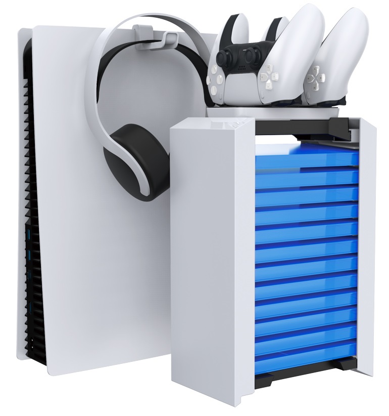 Dobe PS5 Disc Box storage rack & Charging Dock TP5-1545