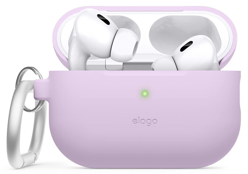 Elago Silicone Hang Cover for Airpods Pro 2nd Gen Lavender