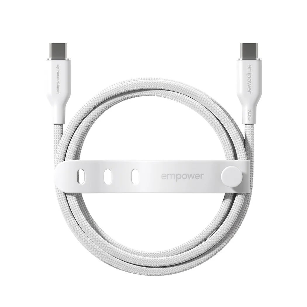 Empower USB-C to USB-C Cable 1.2 M 240W EM77569 White