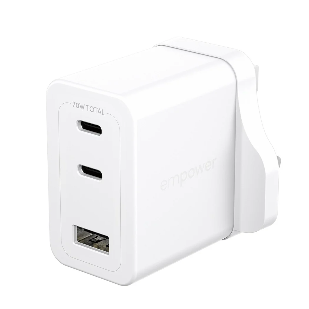 Empower Wall Charger Turbo 70W EM83840 White