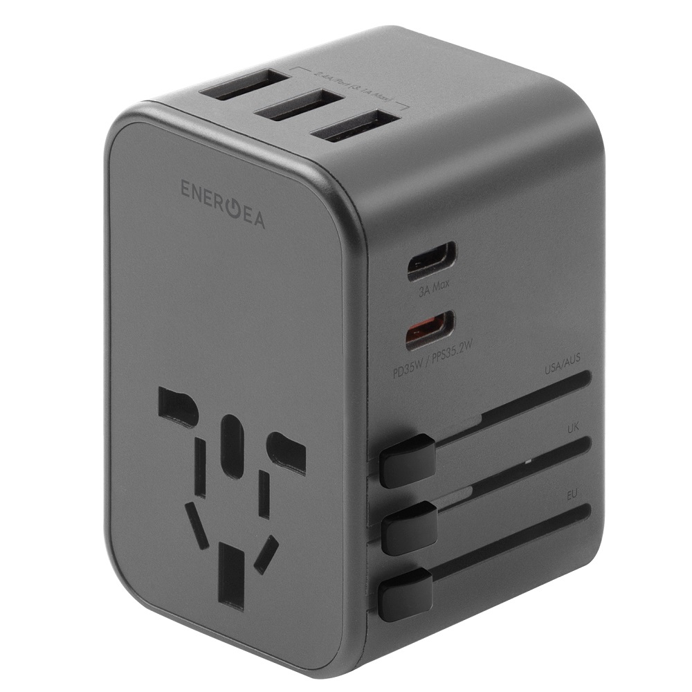 Energea Travelworld PD 35W Travel Adapter 1699-TWA Black