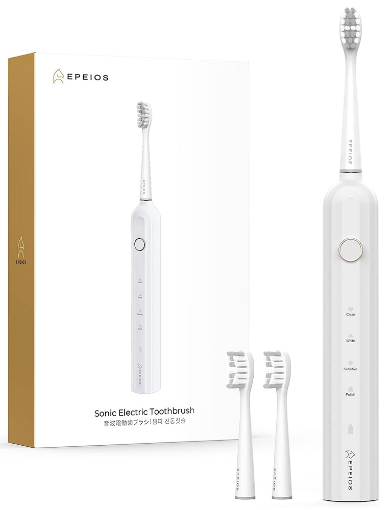 Epeios Clean Sonic Electric Toothbrush ET003AWUN1 White