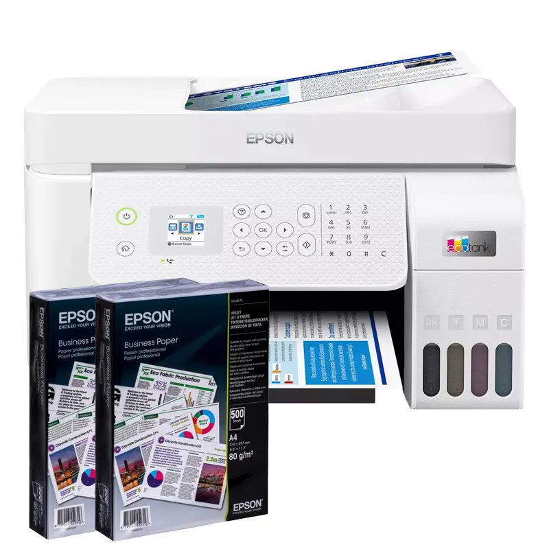 Epson EcoTank All-in-One Ink Tank Printer L5296 White