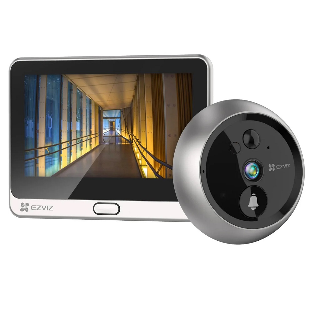 Ezviz Wire-Free Peephole Doorbell 2K DP2-R100-6E3WPFBS