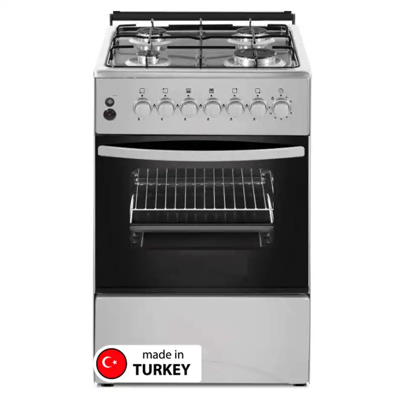 Ferre Gas Cooker 50x50cm Fgc55sbms Silver