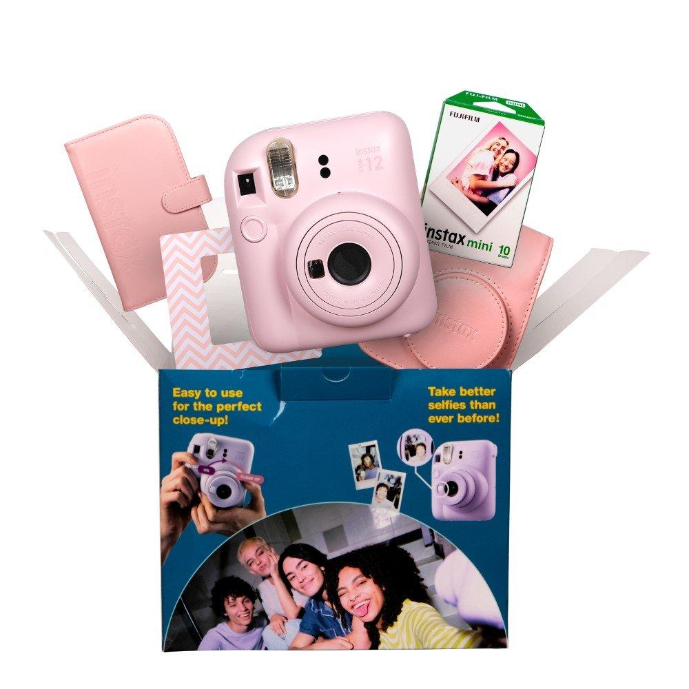 FUJIFILM INSTAX Mini 12 Instant Film Camera Bundle Pink