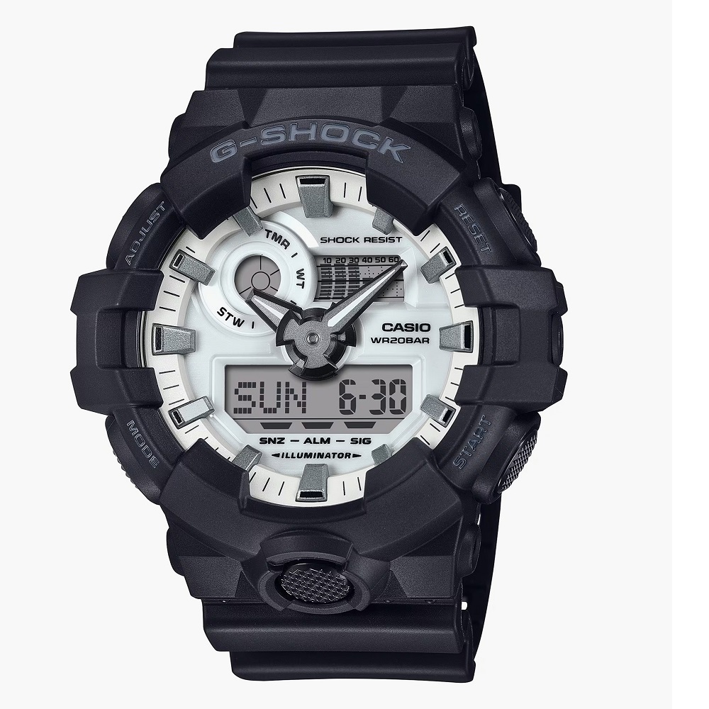Casio G-Shock Analog Digital Watch 57mm GA-700WD-1ADR Black