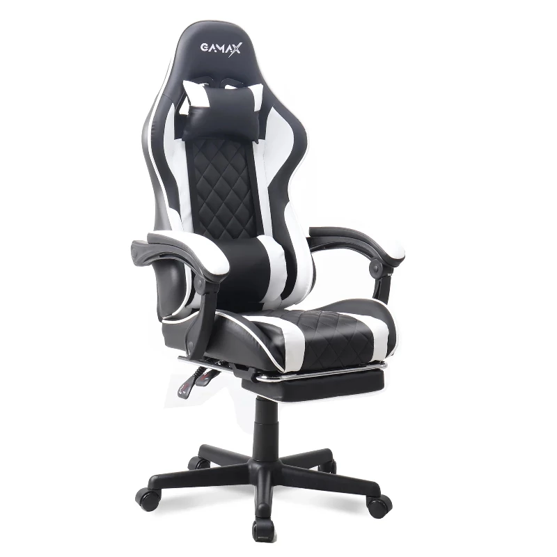 Gamax Gaming Chair Model 1-LT001L White