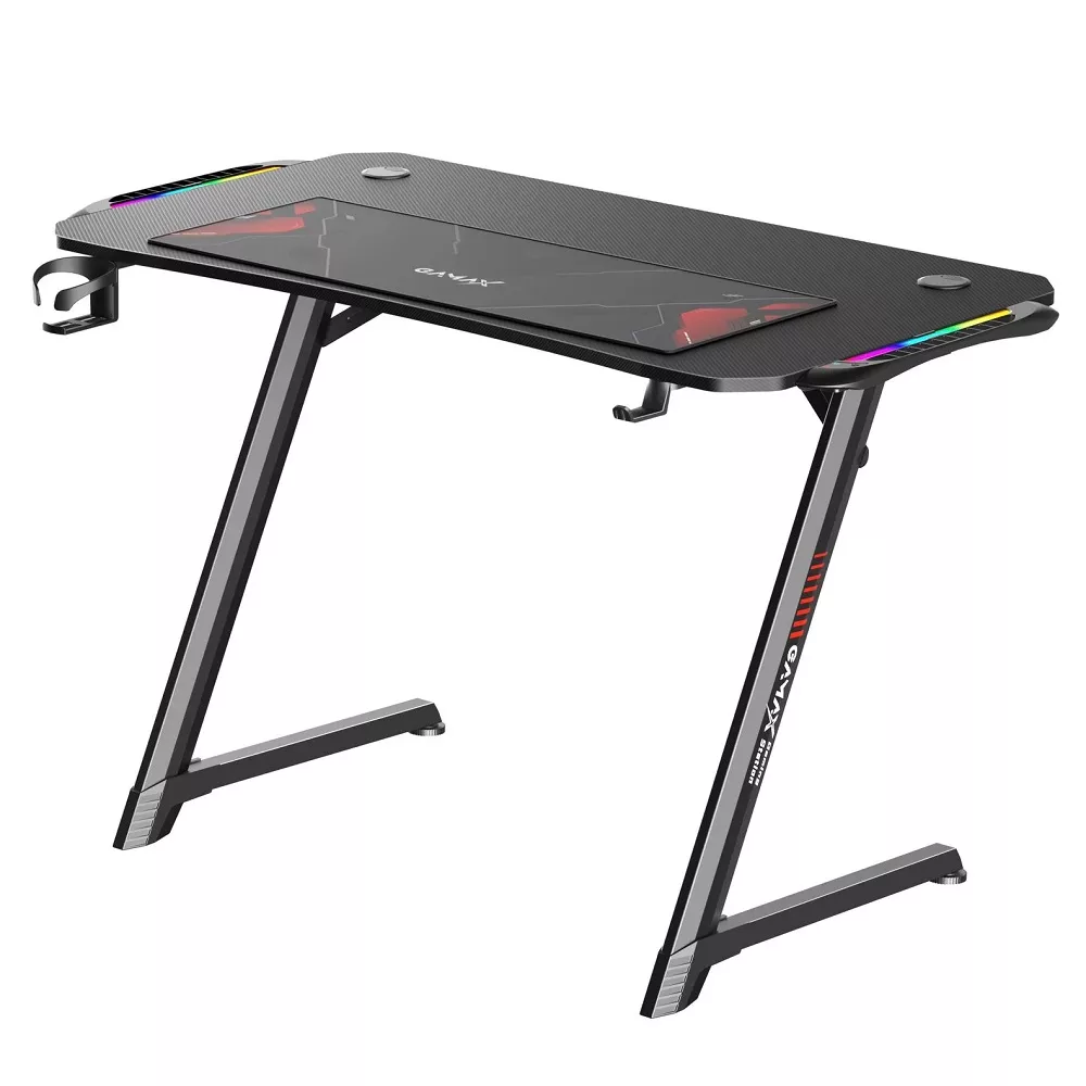 Gamax Carbon Fiber Gaming Table TD-03 GT-01 RGB Black