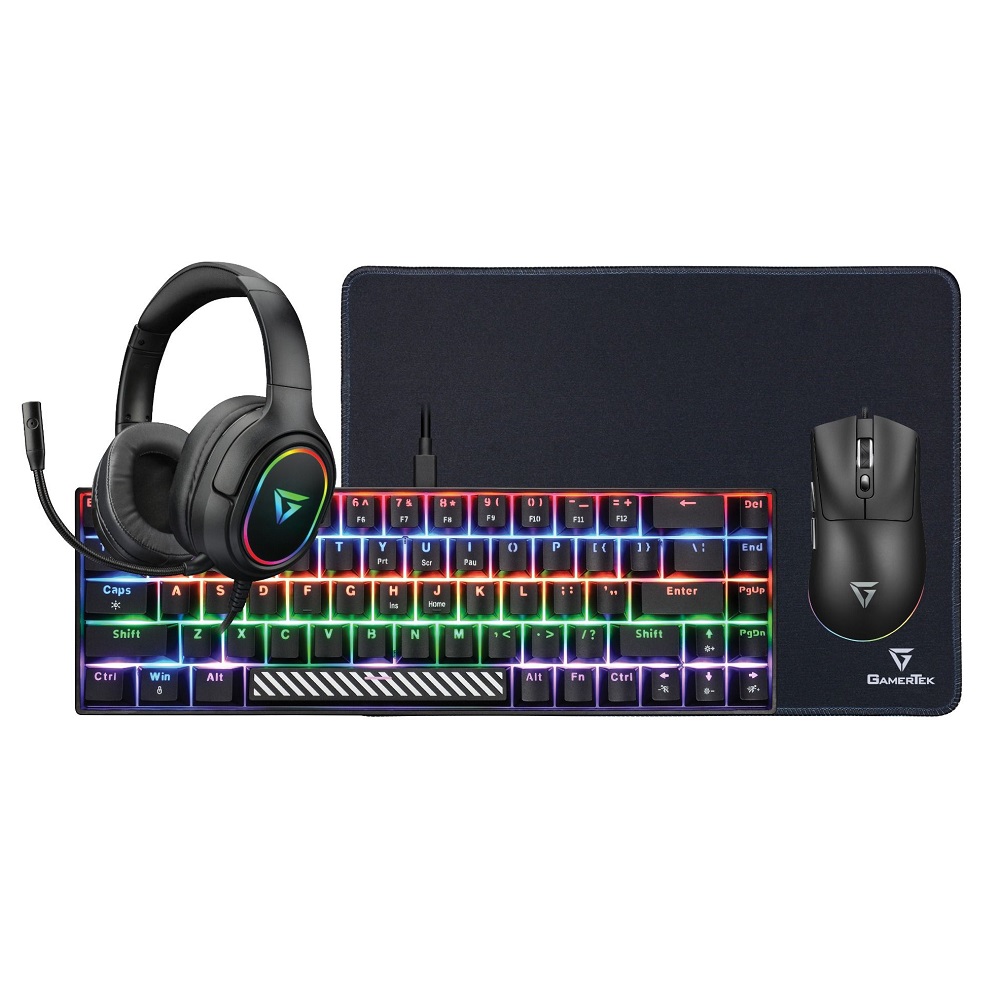 Gamertek Power Pack V2 Gaming Bundle Black