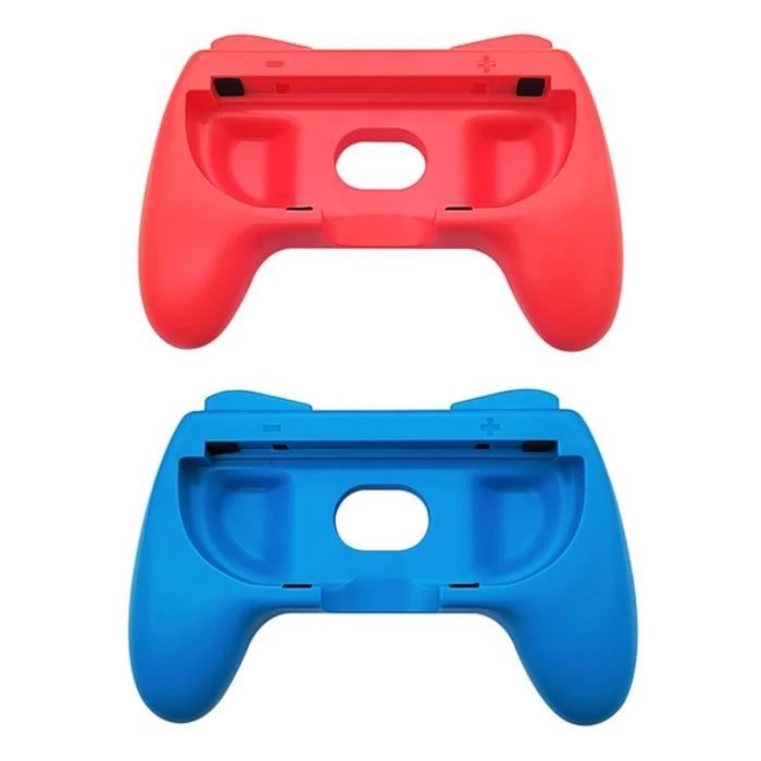GamerTek Controller Grips For Nintendo Switch 2 Blue Red