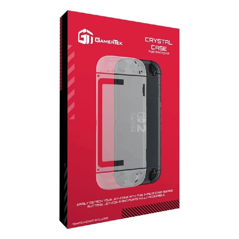 GamerTek Crystal Case For Nintendo Switch 2 Clear