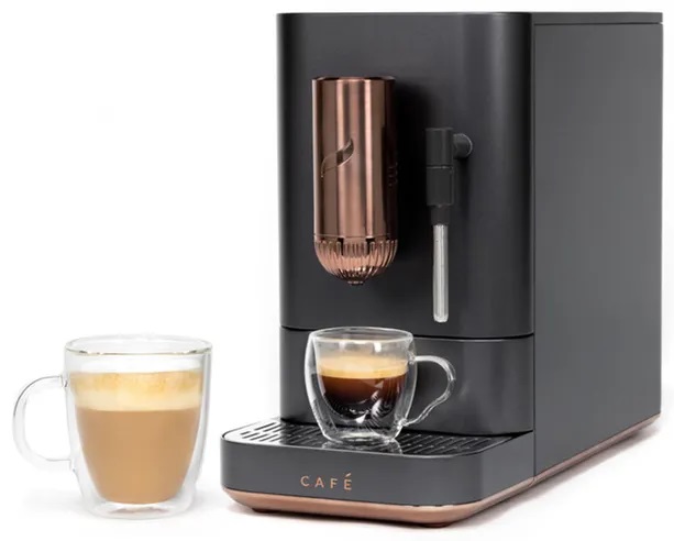 GE Espresso Maker + Milk frother C7CEBBU3RD3 Black