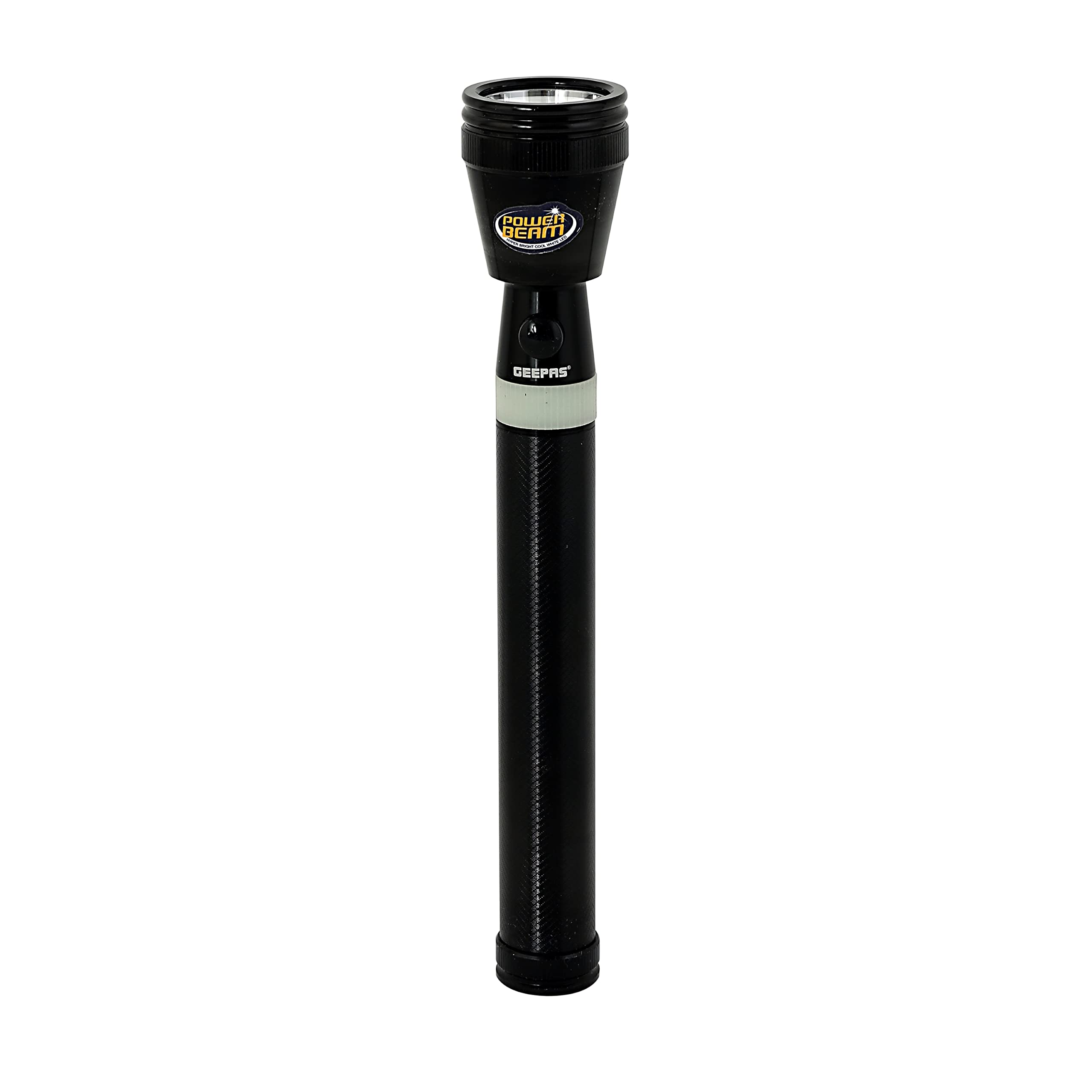 Geepas Rechargeable LED Flashlight GFL4642 Black
