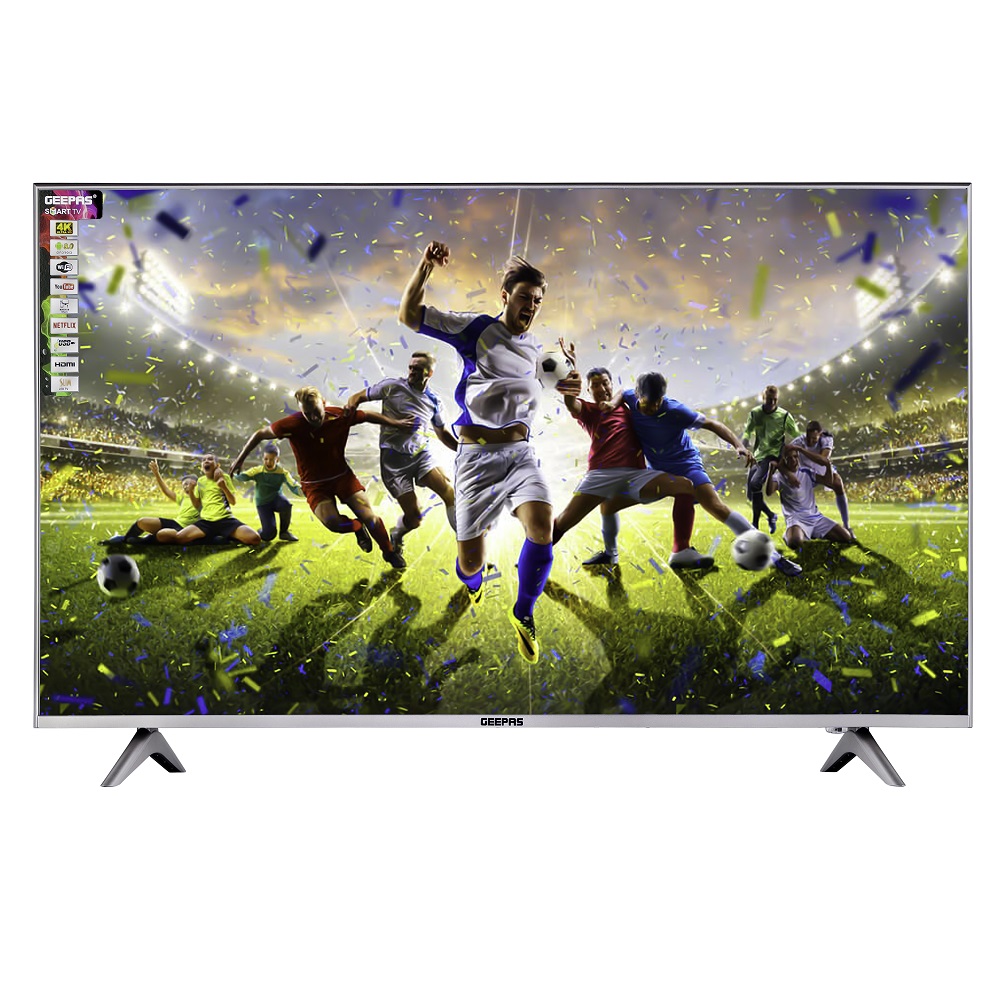 Geepas 55 Inch Borderless UHD 4K Smart TV GLED5508SFHD