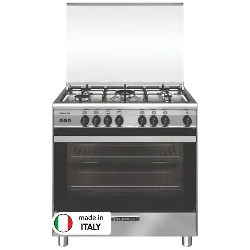 Glemgas 80X60CM COOKER GLSE8634GI01AC STEEL