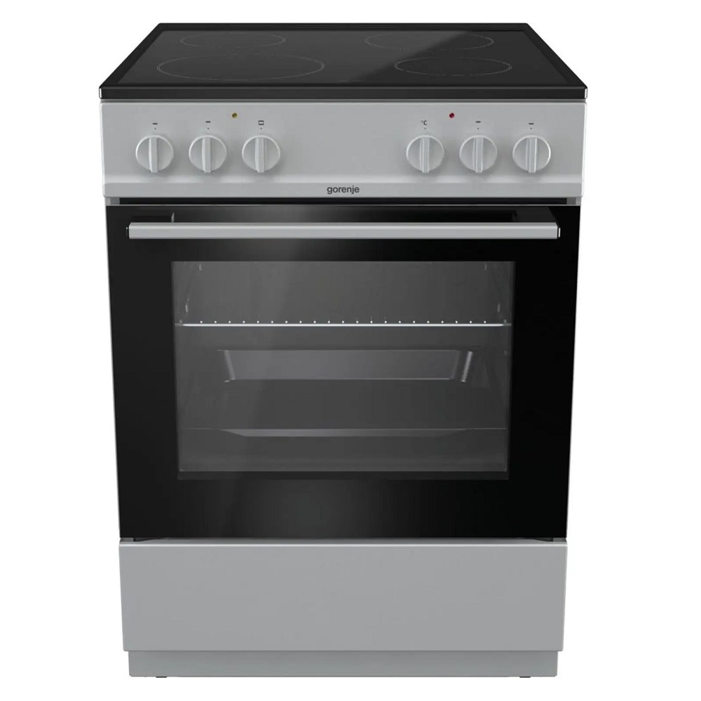 Gorenje Ceramic Electric Cooker 60 X 60 Cm EC6111SG St.Steel