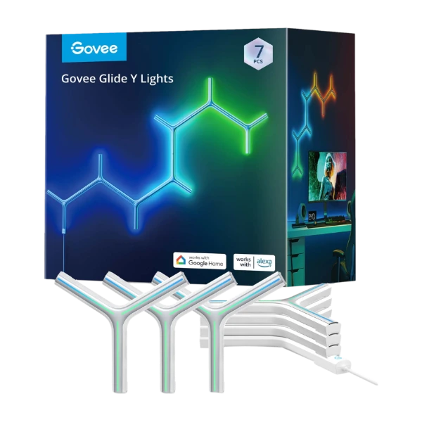 Govee RGBIC Y Shape Light Panel 7 Pcs H6065