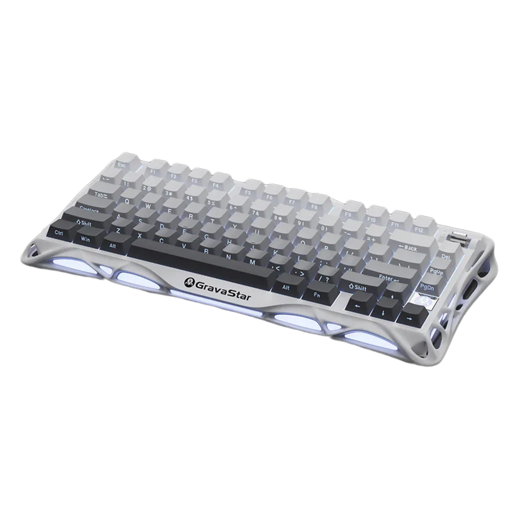GravaStar Mercury K1 Gaming Mechanical Keyboard White