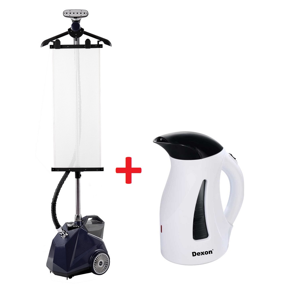 Dexon Garment Steamer GSU-LI235M4 + Portable Garment Steamer