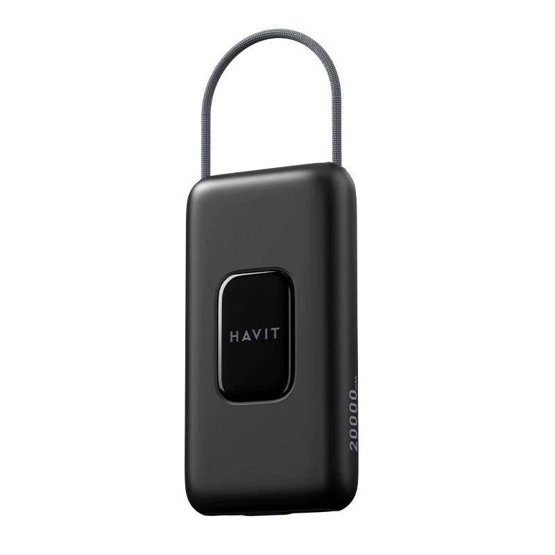 Havit Power Bank 20000mAh + USB-C Cable PB35 Black Gray