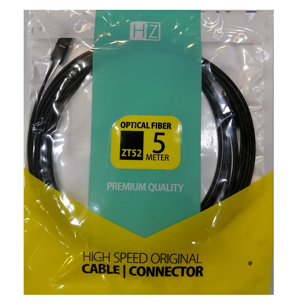 Heatz Optical Fiber Cable 5 Meters ZT52 Black
