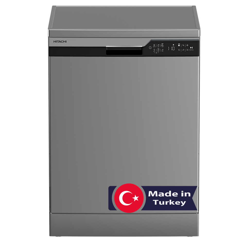 Hitachi Free Standing Dishwasher HDF-F146VS Silver