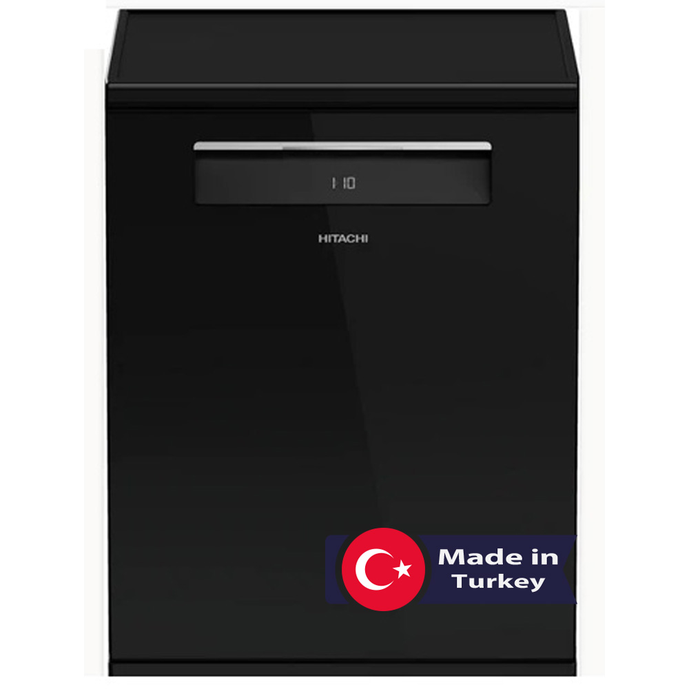 Hitachi Free Standing Dishwasher HDF-F158CVGB Black